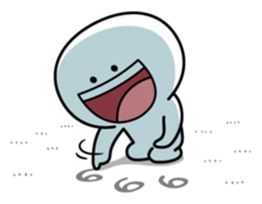 Spoiled Rabbit Smile Person Big Mouth sticker 10