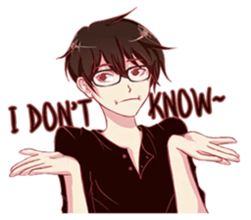 That One Guy With Glasses. sticker 11
