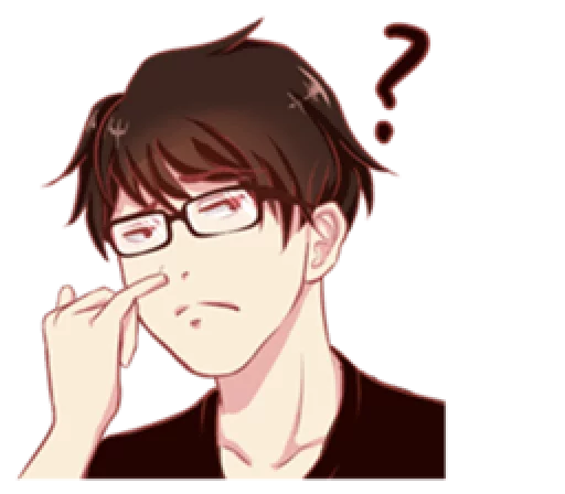 That One Guy With Glasses. sticker 3