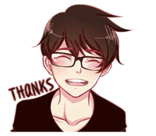 That One Guy With Glasses. sticker 5