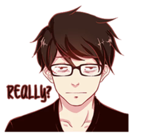That One Guy With Glasses. sticker 10