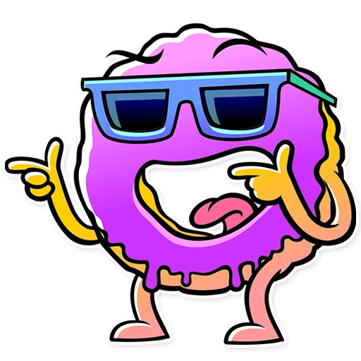 Tom Donut sticker 3