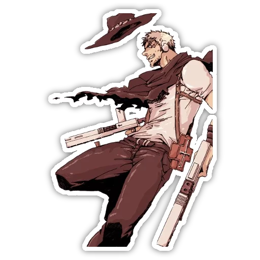 Trigun sticker 12