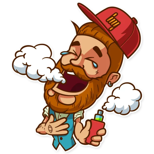 True Vaper Telegram sticker pack
