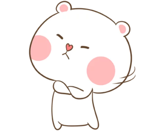 TuaGom Puffy Bear and Rabbit by TORA JUNG Telegram sticker pack