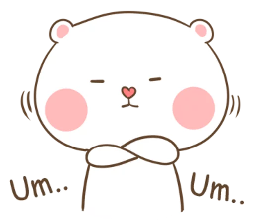 TuaGom Puffy Bear and Rabbit by TORA JUNG sticker 5