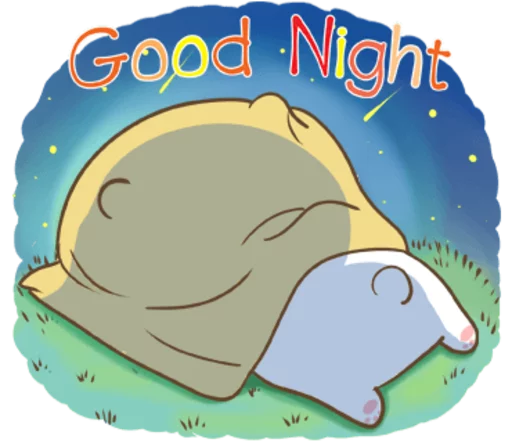 TuaGom Puffy Bear and Rabbit by TORA JUNG sticker 7
