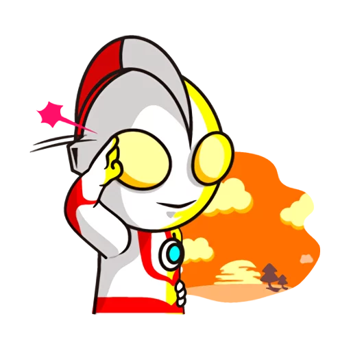 Ultraman sticker 3