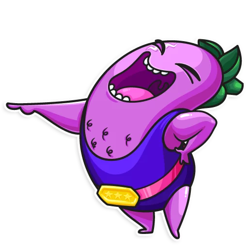 The Vegan Six Telegram sticker pack