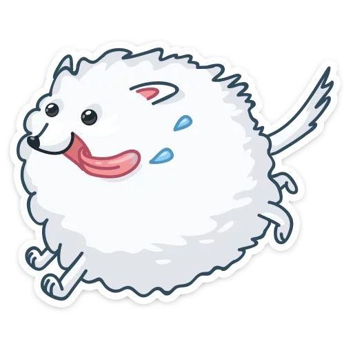 Пушок :: @mosticks Telegram sticker pack