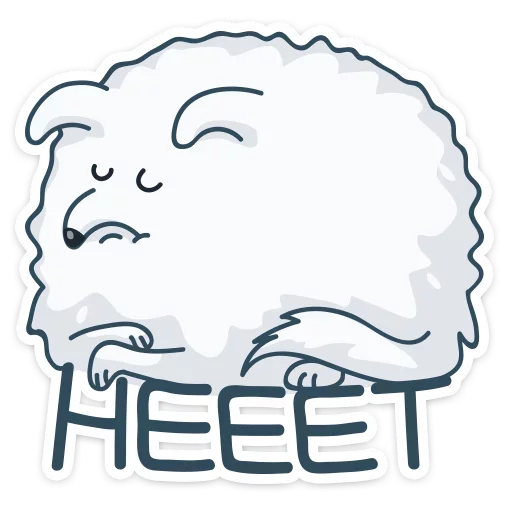 Пушок :: @mosticks sticker 5