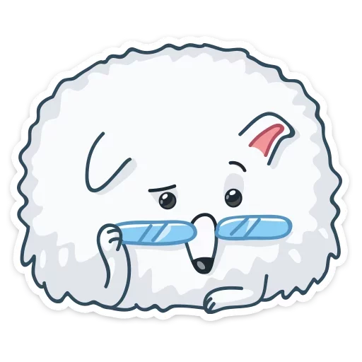 Пушок :: @mosticks sticker 10