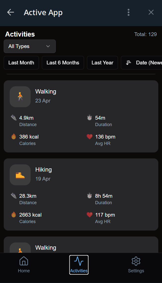 Active App — Screenshot 1