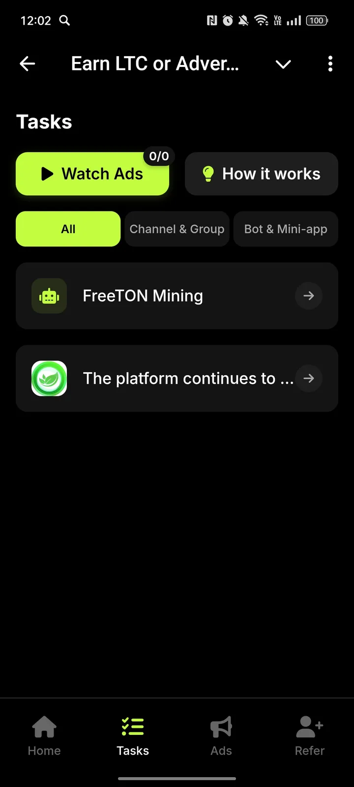 Earn LTC or Advertise - AdEasly — Screenshot 2