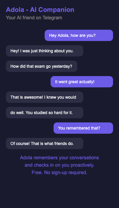 Adola — Screenshot 1