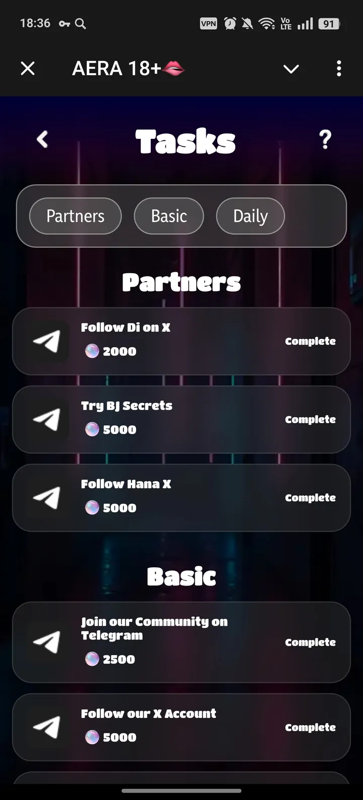 AERA 18 🫦 — Screenshot 3