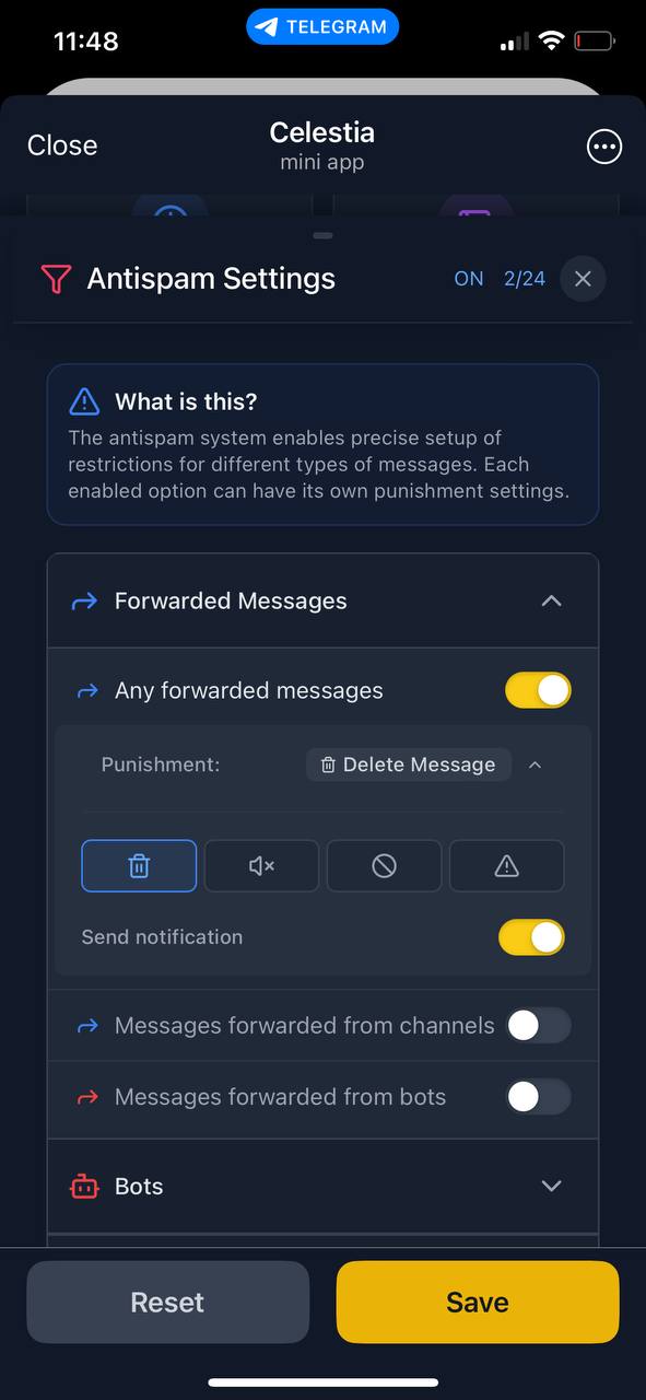 Celestia — Screenshot 2
