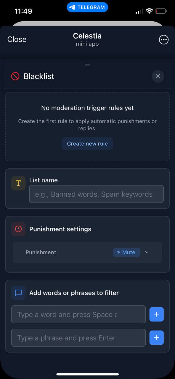 Celestia — Screenshot 3