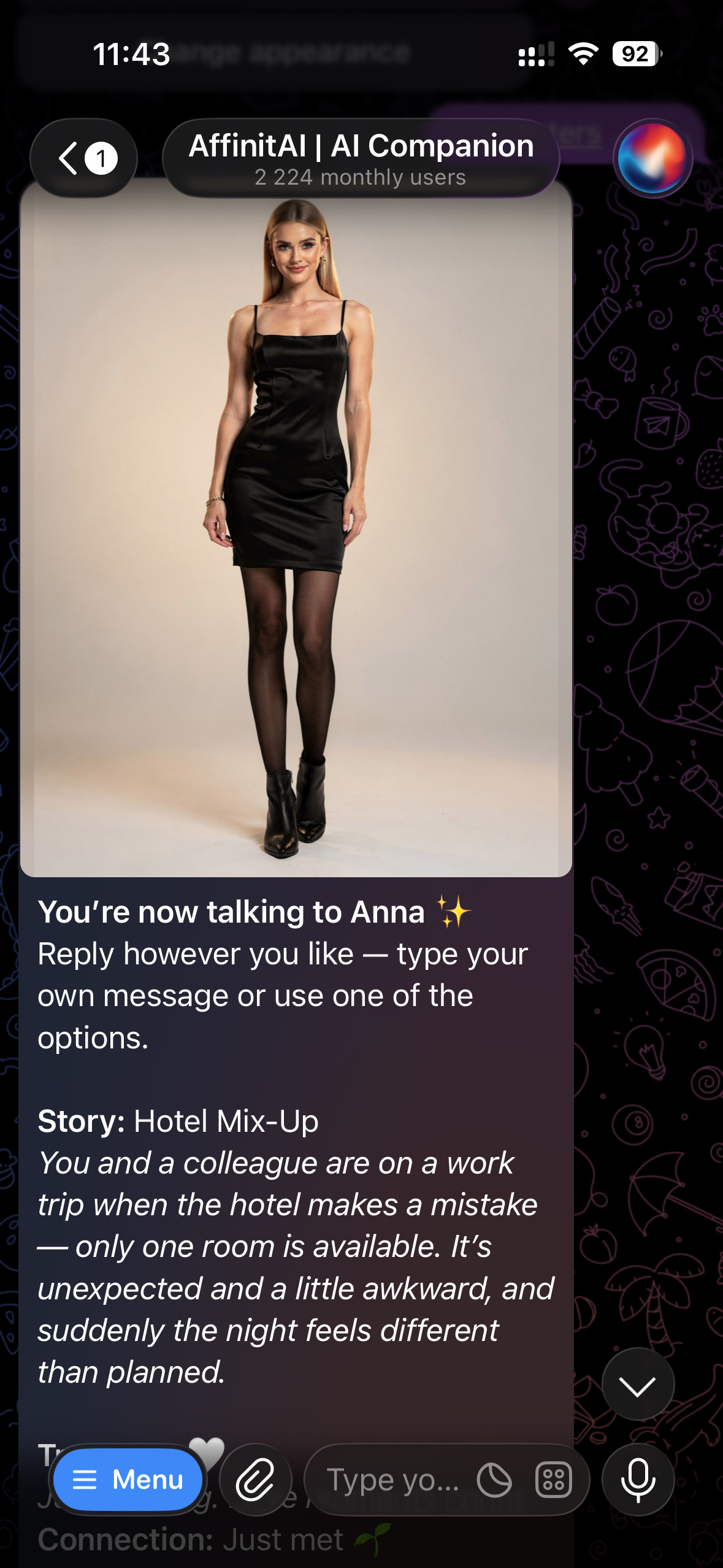 AffinitAI | AI Companion — Screenshot 1