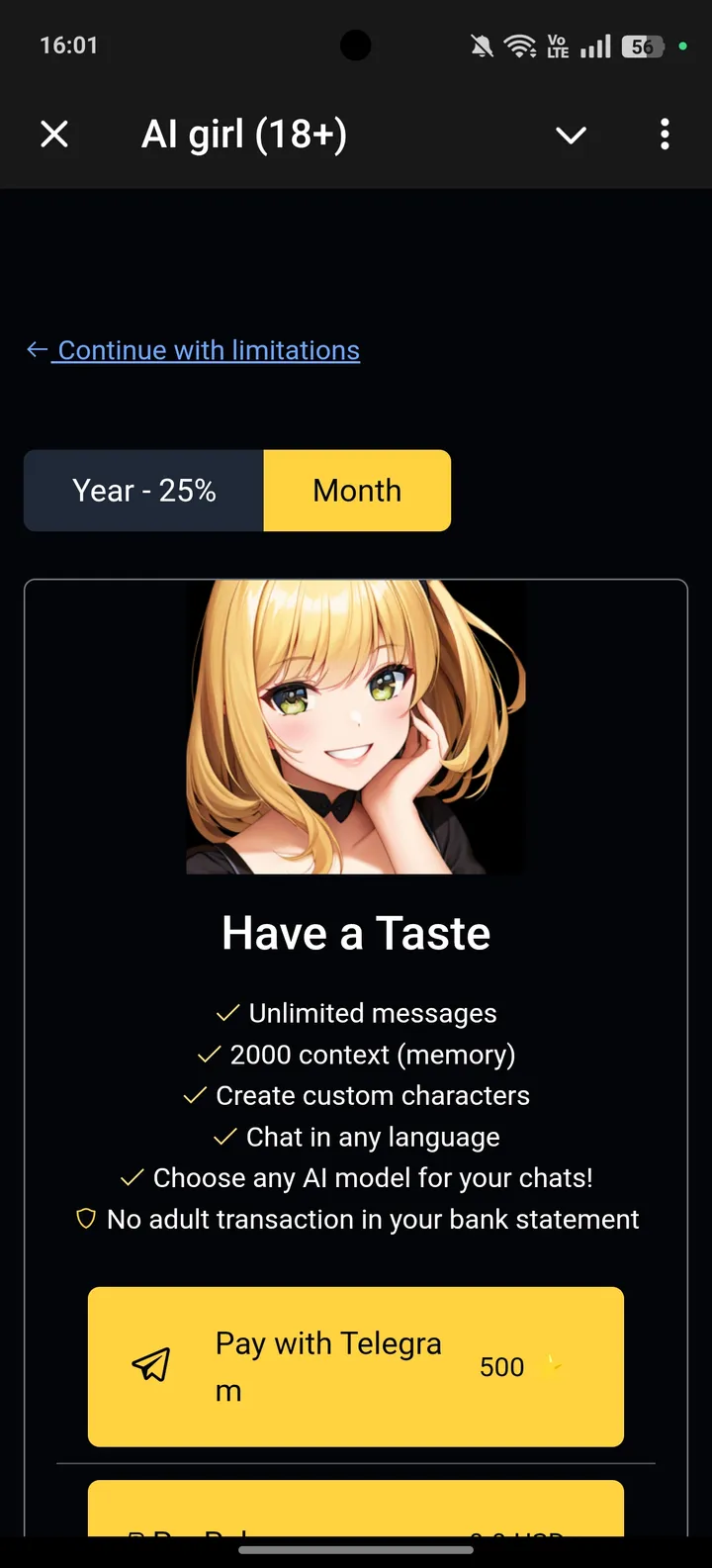 AI girl (18 ) — Screenshot 2