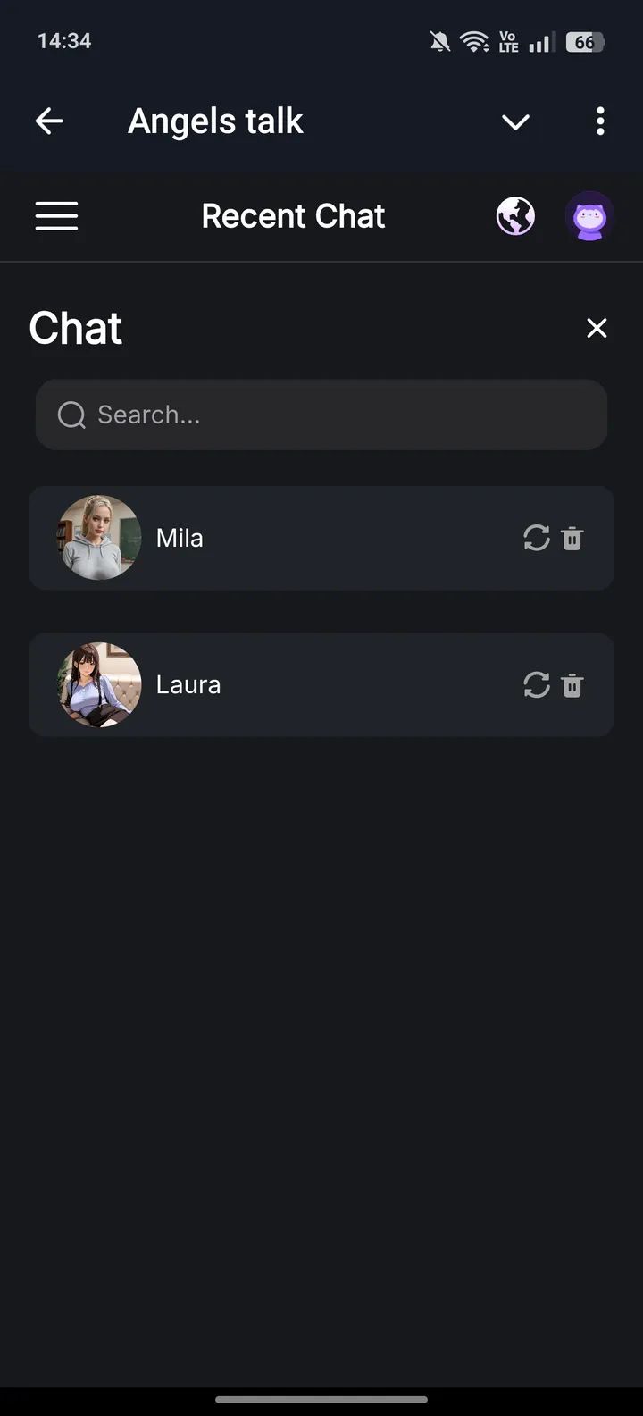 Angels talk — Screenshot 2