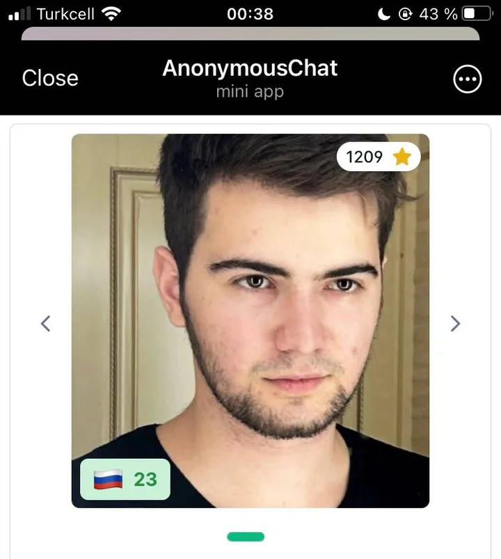 Anonymous Free Chat Bot — Screenshot 1