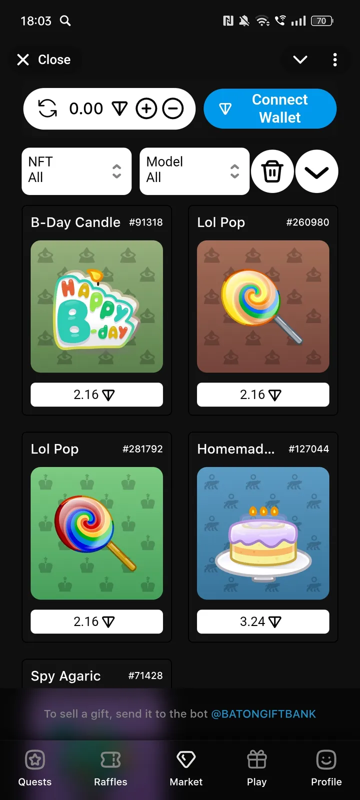 BaTON Random Gifts — Screenshot 3