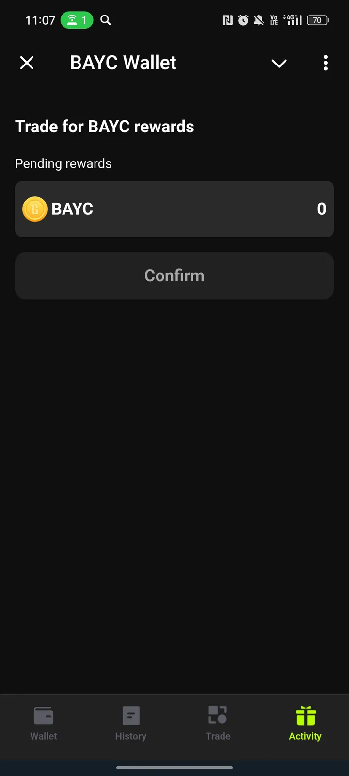 BAYC Wallet — Screenshot 4