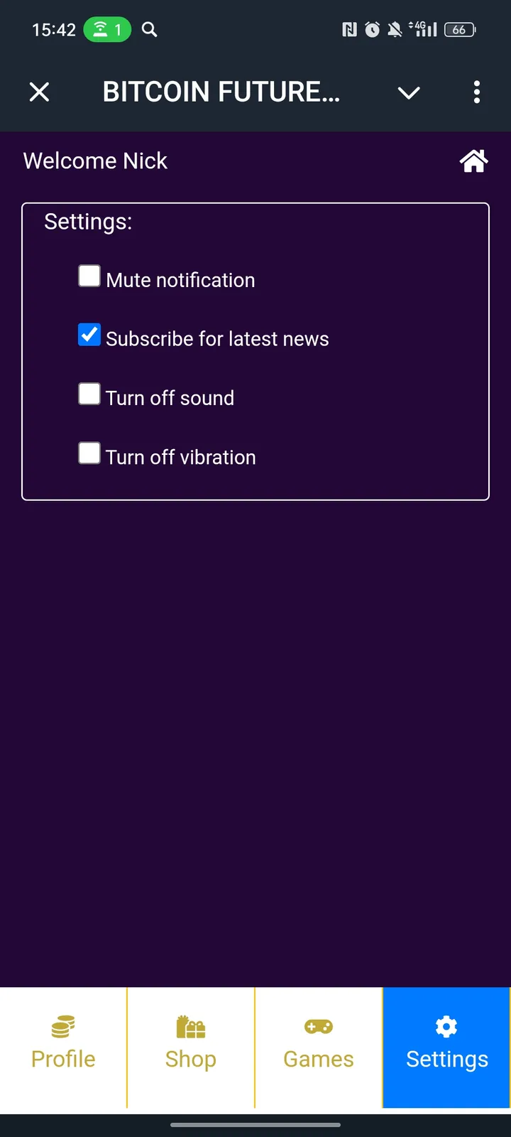 BITCOIN FUTURE AUTO BOT — Screenshot 4