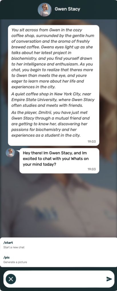 Blabber.live [AI characters] — Screenshot 3