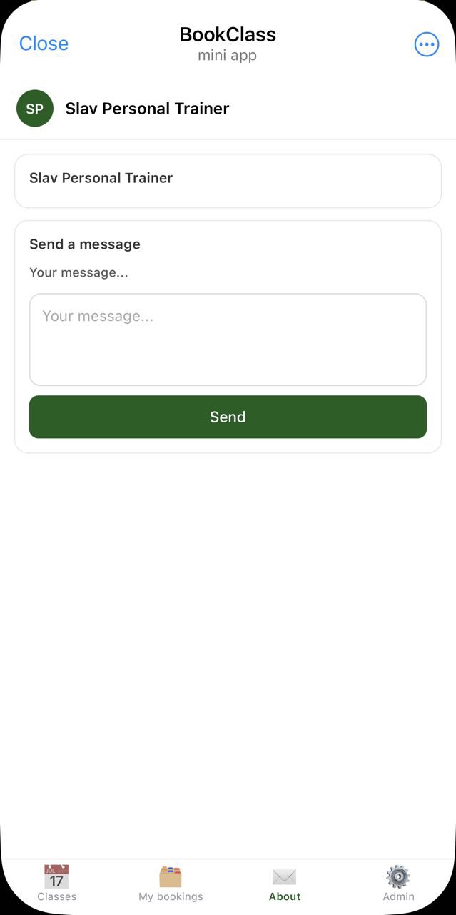BookClass — Screenshot 2