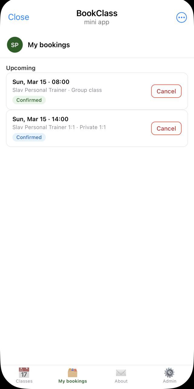 BookClass — Screenshot 4