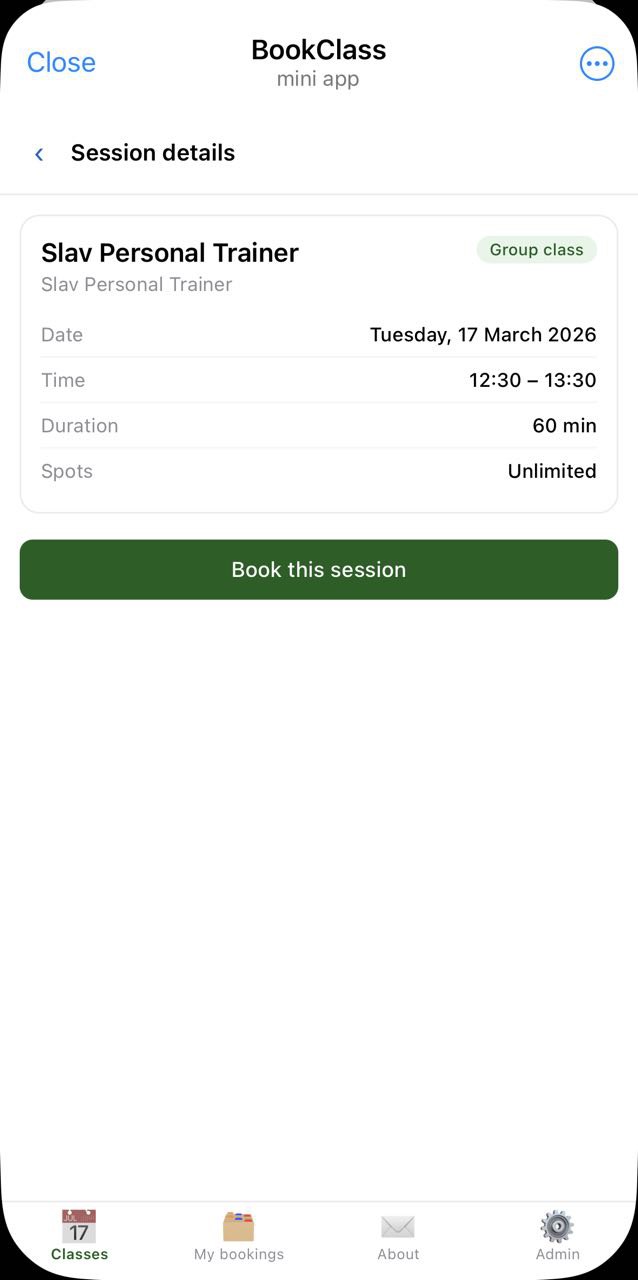 BookClass — Screenshot 5