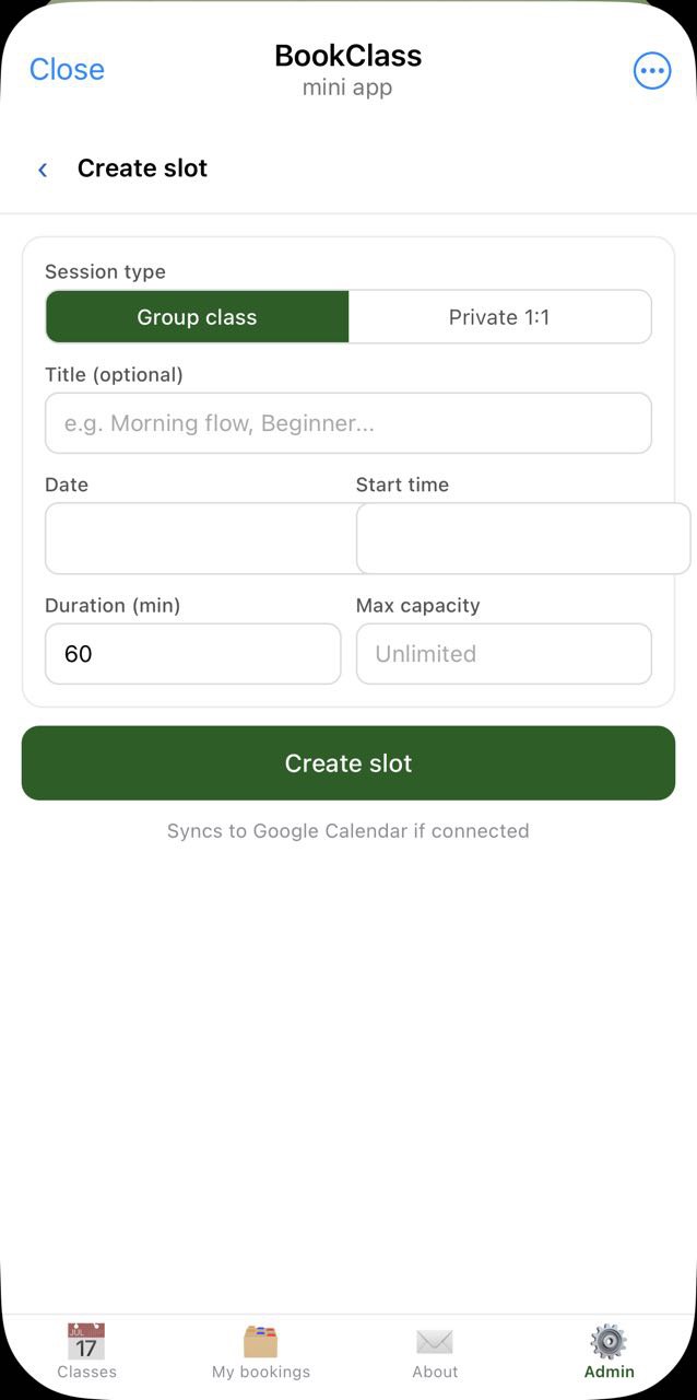 BookClass — Screenshot 6