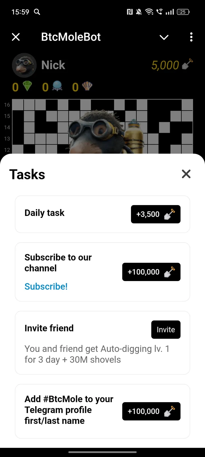 BtcMoleBot — Screenshot 4