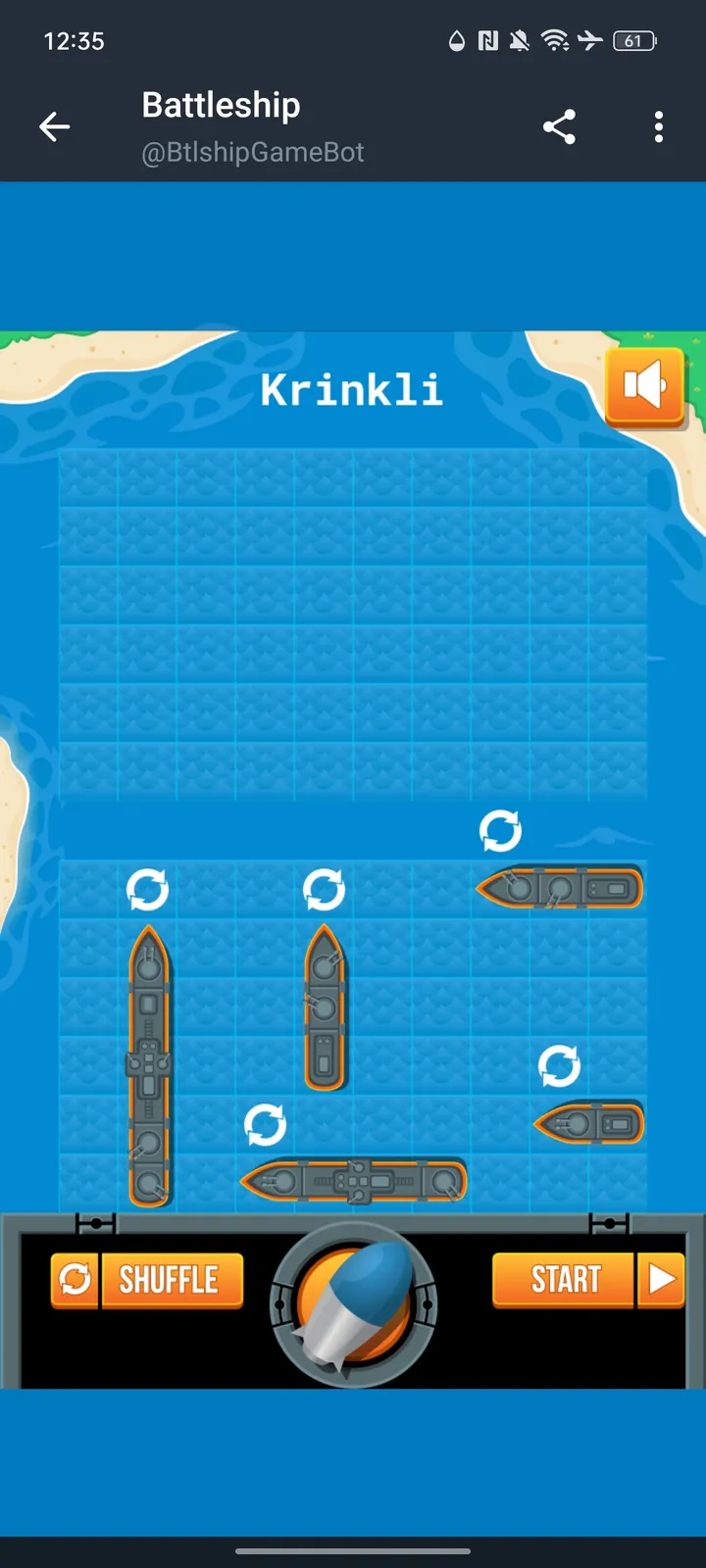 Battleship Game — Screenshot 2
