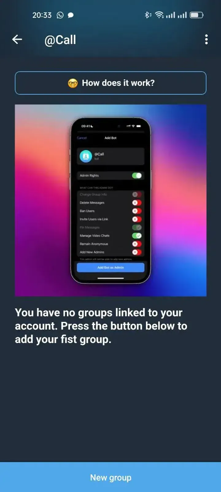 @Call — Screenshot 2