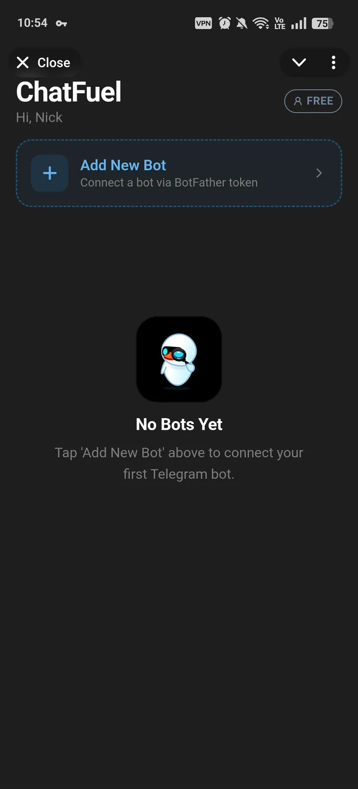 Chatfuel — Screenshot 1