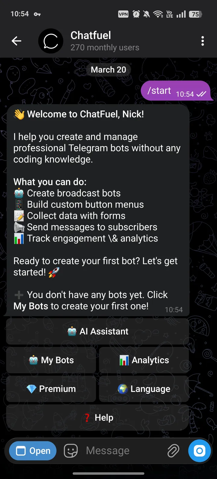 Chatfuel — Screenshot 4