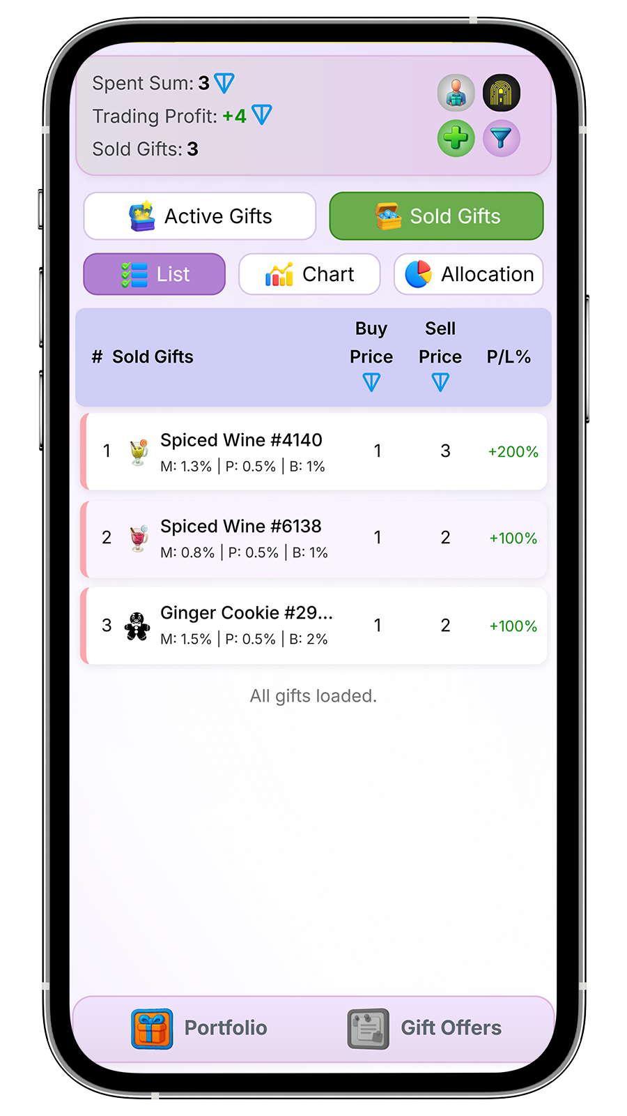 Check My Gifts — Screenshot 4