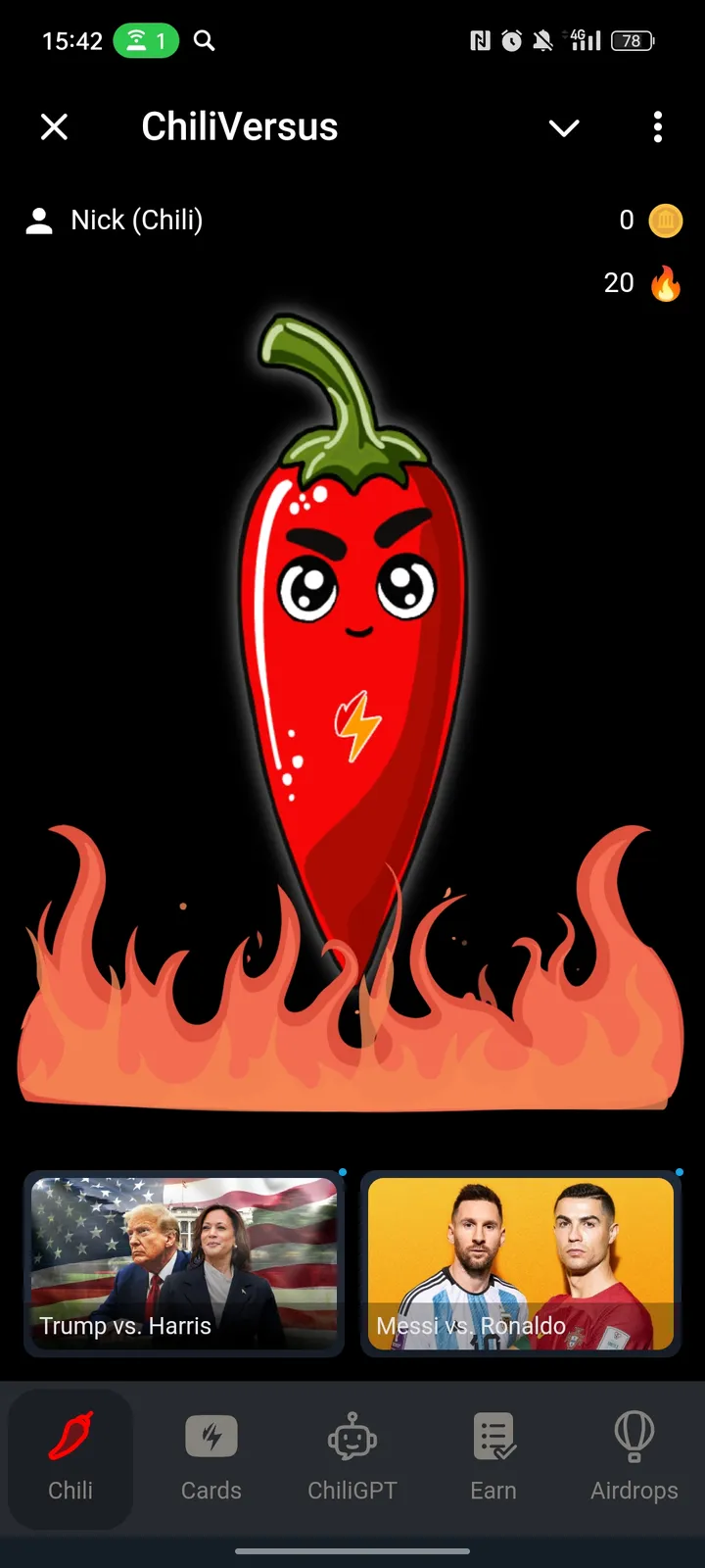 ChiliVersus — Screenshot 1