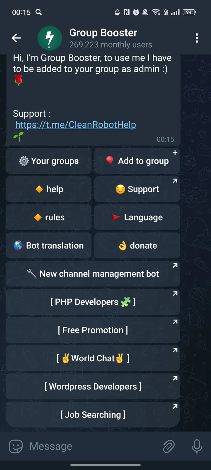 Group Booster — Screenshot 2