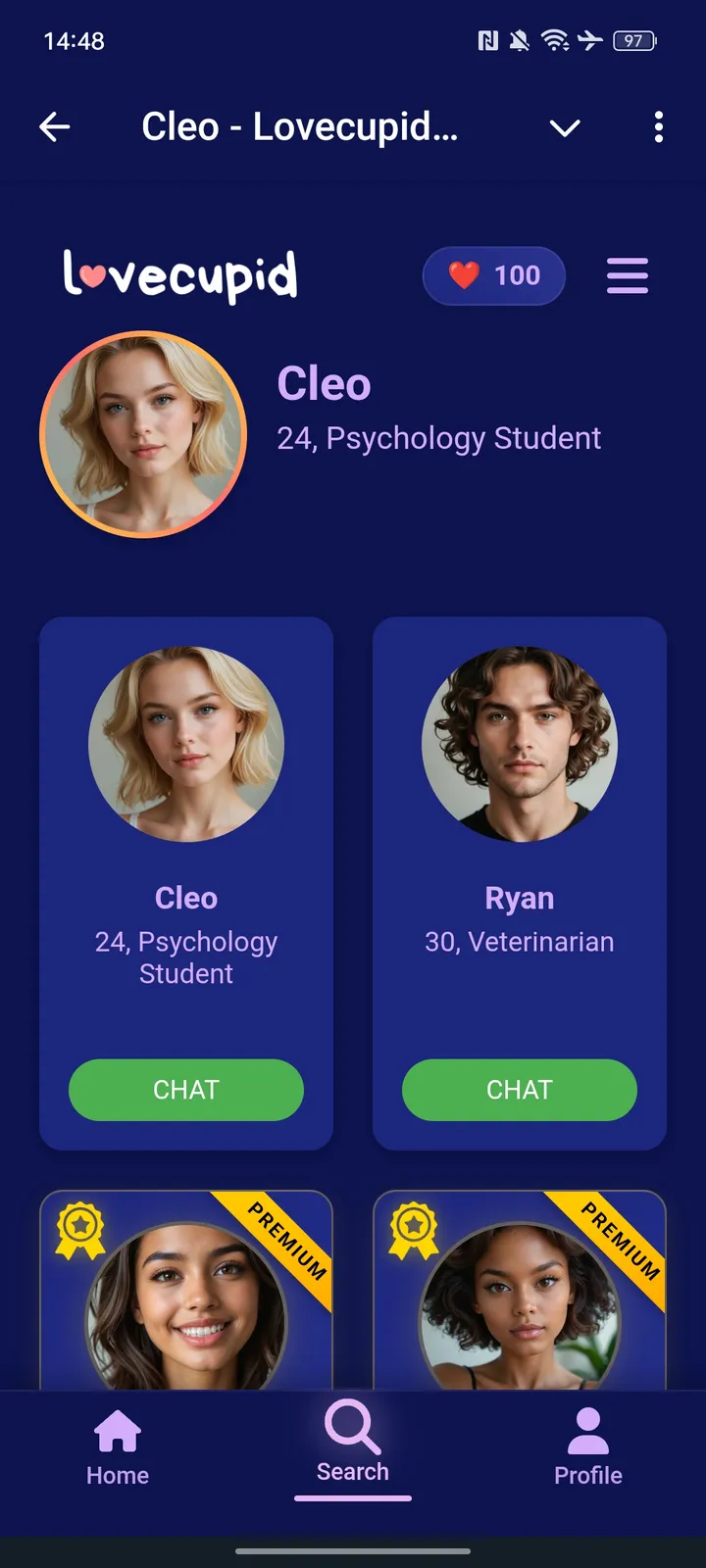 Cleo - Lovecupid AI Dating — Screenshot 2