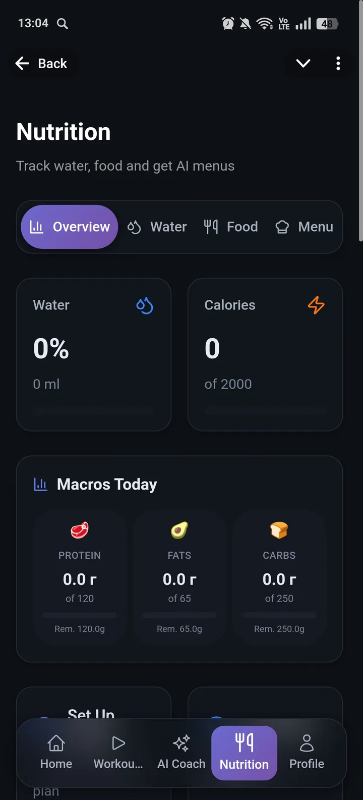 Cloud Fitness 🚀 — Screenshot 3