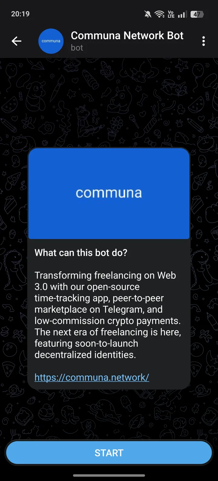 Communa Network Bot — Screenshot 2