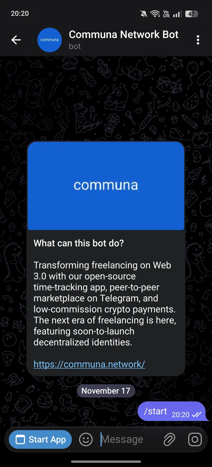 Communa Network Bot — Screenshot 4