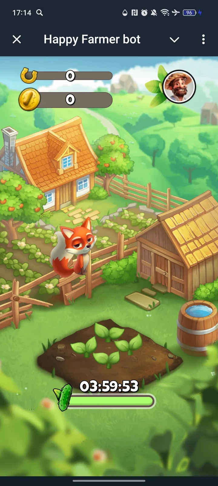 Happy Farmer bot — Screenshot 1
