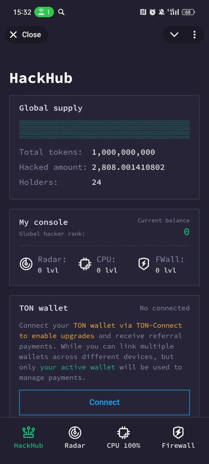 CryptoHacker — Screenshot 1