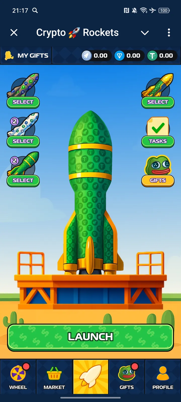 Crypto 🚀 Rockets — Screenshot 1