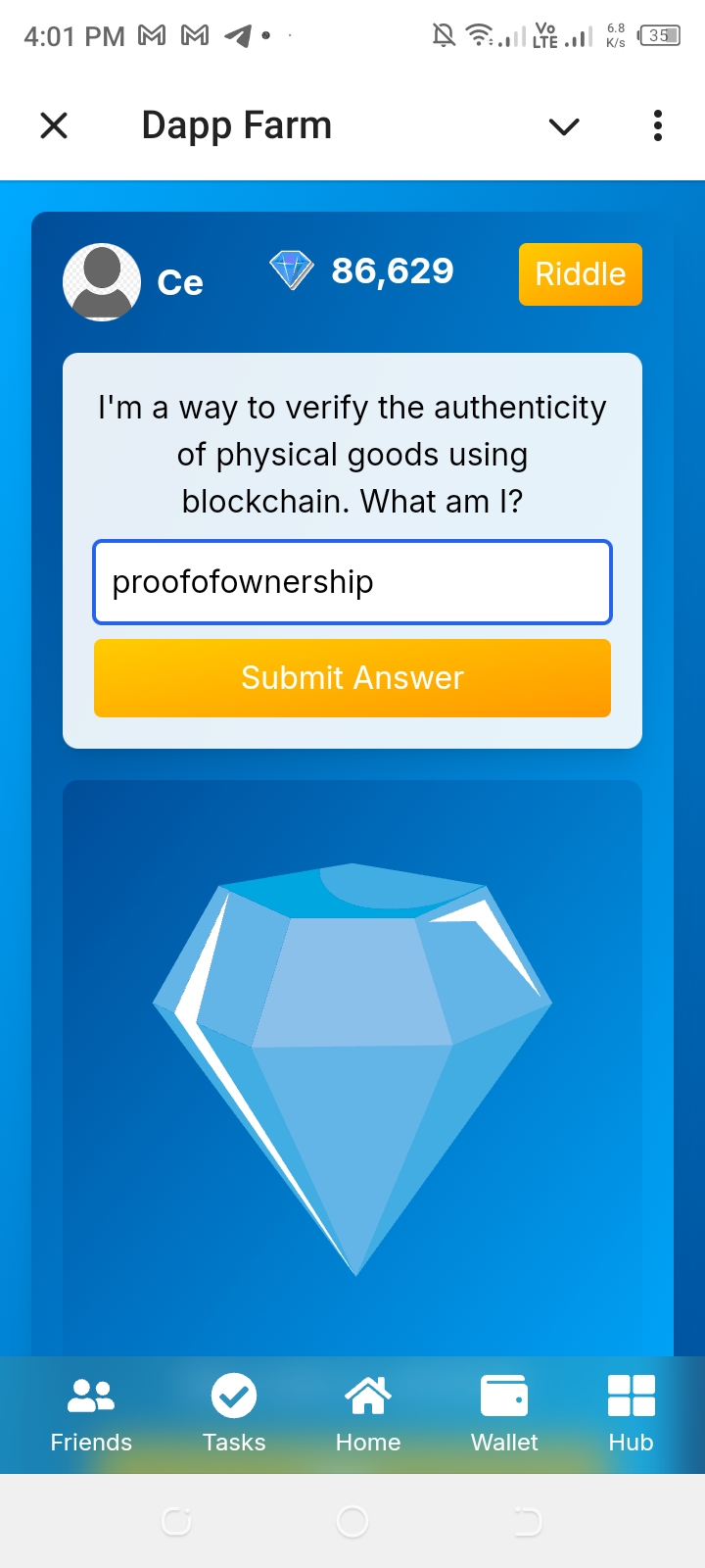 Dapp Farm — Screenshot 1